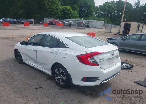 2019 Honda Civic Lx из США, поврежденный, VIN 2HGFC2F68KH603089
